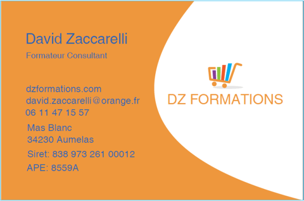carte de visite dz formations